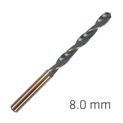 HSS SPRINT MASTER 8.0MM 10-PACK HANG TAG DIN 338 ALPEN DRILL BITS — image 1