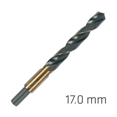 HSS SPRINT MASTER 17.0MM RED SHANK 12.5MM X1 SLEEVED DIN338 ALPEN DRIL — image 1