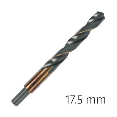 HSS SPRINT MASTER 17.5MM RED SHANK 12.5MM X1 SLEEVED DIN338 ALPEN DRIL — image 1