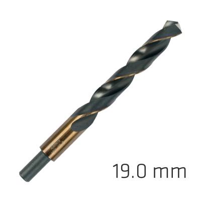 HSS SPRINT MASTER 19.0MM RED SHANK 12.5MM X1 SLEEVED DIN338 ALPEN DRIL — image 1