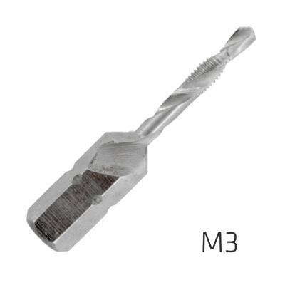 ALPEN COMBINATION TAP PLW M3 1/4' SHANK — image 1
