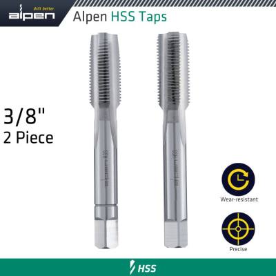 HSS HAND TAP SET IMPERIAL  G 3/8' POUCHED — image 1