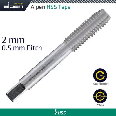 TAP 2MM HSS IN POUCH 0.5MM PITCH — image 1