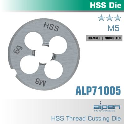 DIE 5MM ROUND 25X9MM IN POUCH HSS 0.8MM PITCH — image 1