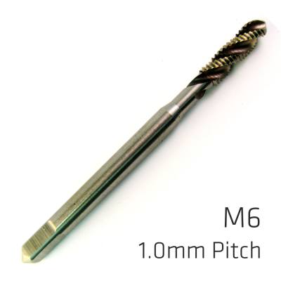 MACHINE TAP COBALT 6MM SPIRAL FLUTED IN POUCH 1.0MM PITCH — image 1