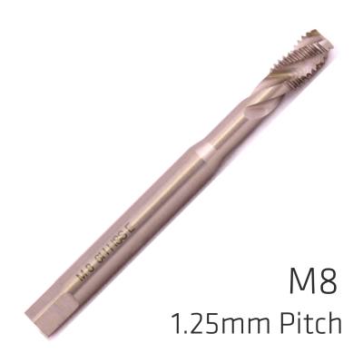 MACHINE TAP COBALT 8MM SPIRAL FLUTED IN POUCH 1.25MM PITCH — image 1
