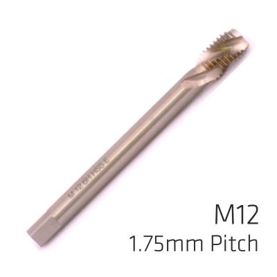 MACHINE TAP COBALT 12MM SPIRAL FLUTED IN POUCH 1.75MM PITCH — image 1