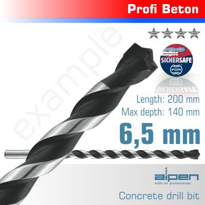 CONCRETE 6.5 X 200MM PROFI BETON DRILL BIT MASONRY — image 1