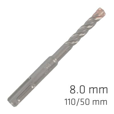 FORCE X 8.0 x 110/050 SDS-PLUS REBAR DRILL BIT X4 CUTTING EDGES - BULK — image 1