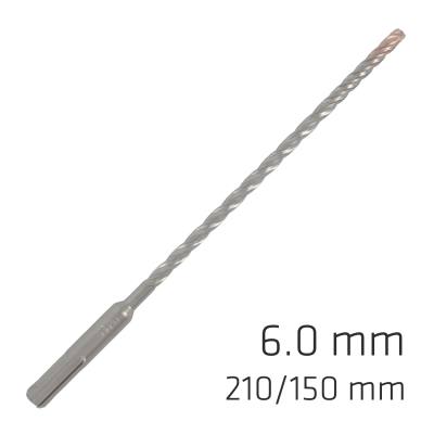 FORCE X 6.0 x 210/150 SDS-PLUS REBAR DRILL BIT X4 CUTTING EDGES - BULK — image 1