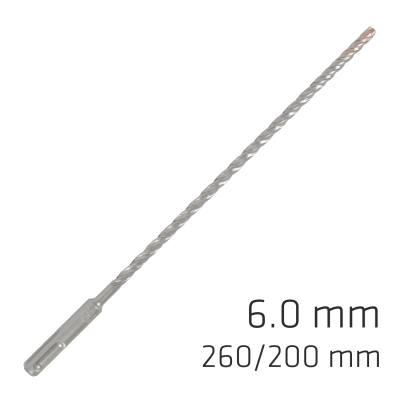 FORCE X 6.0 x 260/200 SDS-PLUS REBAR DRILL BIT X4 CUTTING EDGES - BULK — image 1