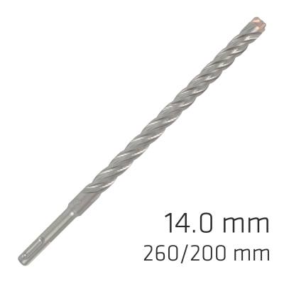 FORCE X 14.0 x 260/200 SDS-PLUS REBAR DRILL BIT X4 CUTTING EDGES - BUL — image 1