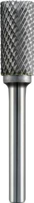 TC ROTARY BURR 6MM CYL CW FRONT CUT FOR HARD METALS — image 1