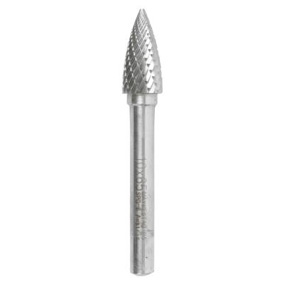 TC ROTARY BURR 10MM ARC POINTED NOSE FOR HARD METALS — image 1