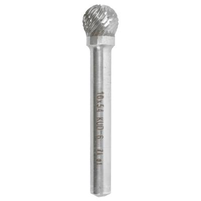 TC ROTARY BURR 10MM SPHERICAL FOR HARD METALS — image 1
