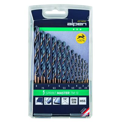 HSS SPRINT MASTER DRILL BIT SET 13 PIECE 2-8MM X 0.5 TM13 — image 1