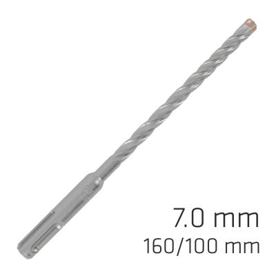 FORCE X 7.0 x 160/100 SDS-PLUS REBAR DRILL BIT X4 CUTTING EDGES — image 1