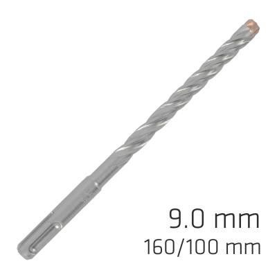 FORCE X 9.0 x 160/100 SDS-PLUS REBAR DRILL BIT X4 CUTTING EDGES — image 1