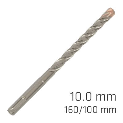 FORCE X 10.0 x 160/100 SDS-PLUS REBAR DRILL BIT X4 CUTTING EDGES — image 1