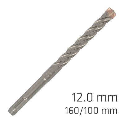 FORCE X 12.0 x 160/100 SDS-PLUS REBAR DRILL BIT X4 CUTTING EDGES — image 1