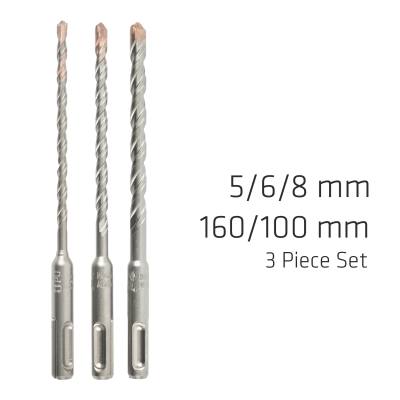 SDS PLUS F4 5 6 8 X160MM 3 PCE SET — image 1