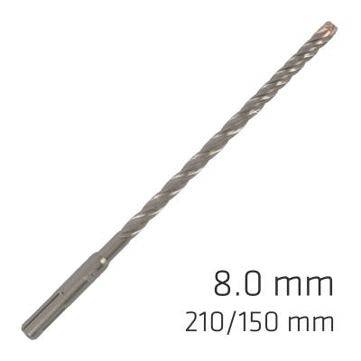 FORCE X 8.0 x 210/150 SDS-PLUS REBAR DRILL BIT X4 CUTTING EDGES — image 1