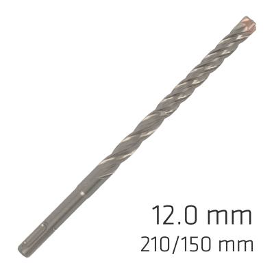 FORCE X 12.0 x 210/150 SDS-PLUS REBAR DRILL BIT X4 CUTTING EDGES — image 1