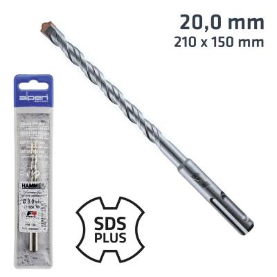 SDS PLUS 210X150 20.0MM HAMMER BIT PLASTIC WALLET — image 1