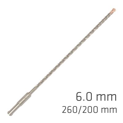 FORCE X 6.0 x 260/200 SDS-PLUS REBAR DRILL BIT X4 CUTTING EDGES — image 1