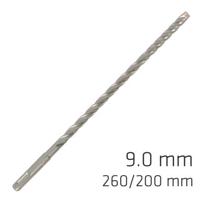 FORCE X 9.0 x 260/200 SDS-PLUS REBAR DRILL BIT X4 CUTTING EDGES — image 1