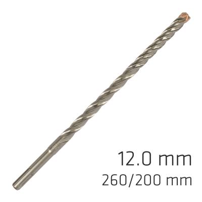 FORCE X 12.0 x 260/200 SDS-PLUS REBAR DRILL BIT X4 CUTTING EDGES — image 1