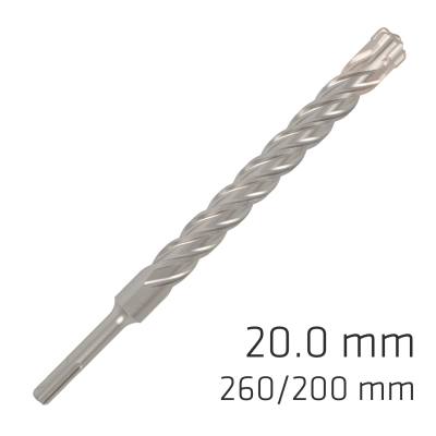 FORCE X 20.0 x 250/200 SDS-PLUS REBAR DRILL BIT X4 CUTTING EDGES — image 1