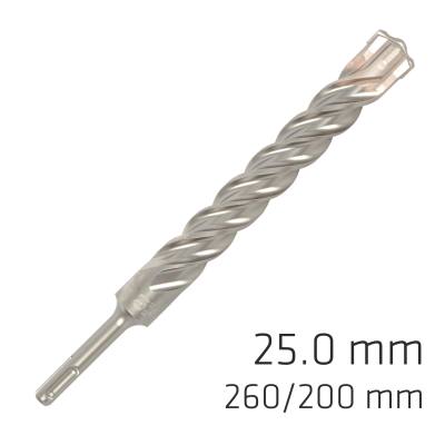 FORCE X 25.0 x 250/200 SDS-PLUS REBAR DRILL BIT X4 CUTTING EDGES — image 1