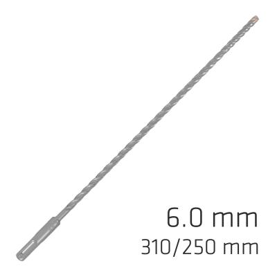 FORCE X 6.0 x 310/250 SDS-PLUS REBAR DRILL BIT X4 CUTTING EDGES — image 1