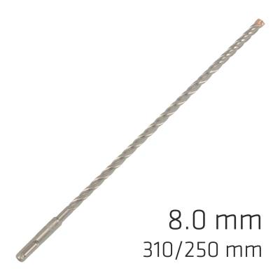 FORCE X 8.0 x 310/250 SDS-PLUS REBAR DRILL BIT X4 CUTTING EDGES — image 1