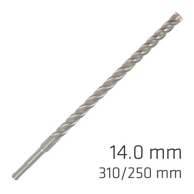 FORCE X 14.0 x 310/250 SDS-PLUS REBAR DRILL BIT X4 CUTTING EDGES — image 1