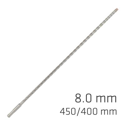 FORCE X 8.0 x 450/400 SDS-PLUS REBAR DRILL BIT X4 CUTTING EDGES — image 1