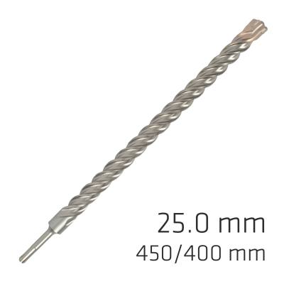 FORCE X 25.0 x 450/400 SDS-PLUS REBAR DRILL BIT X4 CUTTING EDGES — image 1