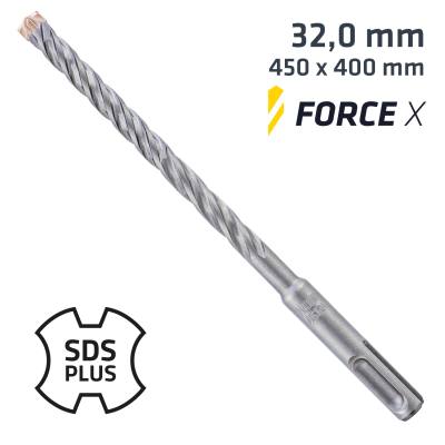 FORCE X 32.0 x 450/400 SDS-PLUS REBAR DRILL BIT X4 CUTTING EDGES — image 1