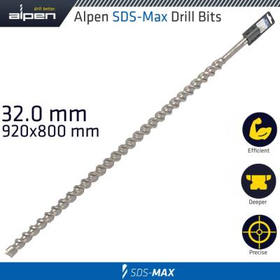SDS MAX DRILL BIT 920X800 32MM — image 1