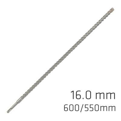 FORCE X 16.0 x 600/550 SDS-PLUS REBAR DRILL BIT X4 CUTTING EDGES — image 1