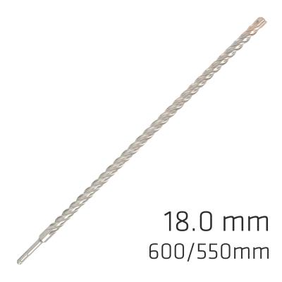 FORCE X 18.0 x 600/550 SDS-PLUS REBAR DRILL BIT X4 CUTTING EDGES — image 1