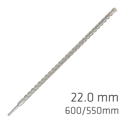FORCE X 22.0 x 600/550 SDS-PLUS REBAR DRILL BIT X4 CUTTING EDGES — image 1