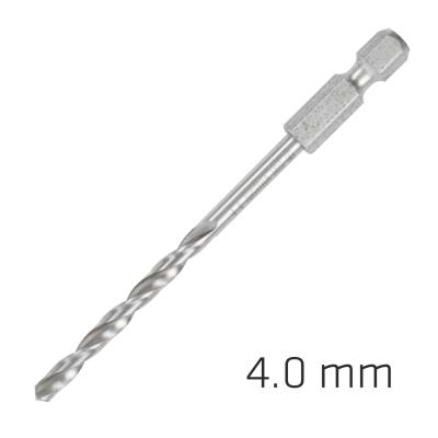 HSS SUPER DRILL BIT HEX SHANK 4MM — image 1