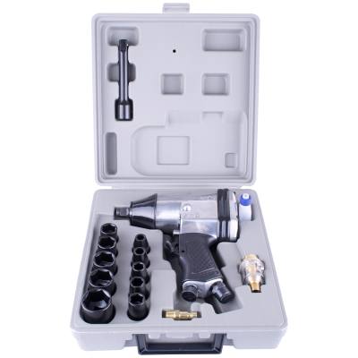 AIR IMPACT WRENCH 1/2' 17 PIECE KIT SINGLE HAMMER — image 1