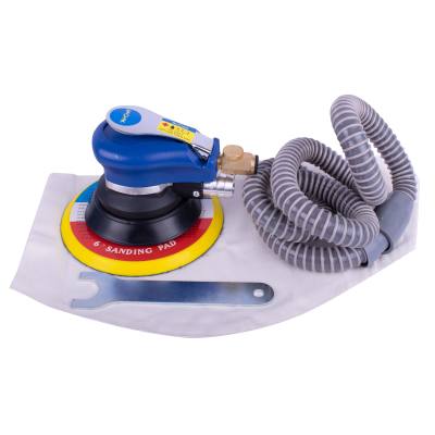AIR ORBITAL SANDER 150MM HOOK AND LOOP WITH DUST EXTRACTION — image 1