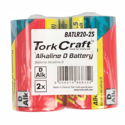 BATTERY D 1.5V 2 PACK LR20 2S SHRINK WRAP ALKALINE (MOQ 48) — image 1