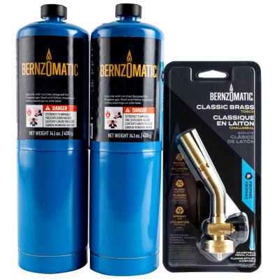 COMBO PACK 2 X PROPANE CYLINDER C/W PENCIL FLAME TORCH — image 1