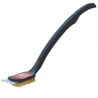 BRAAI BBQ BRASS WIRE BRUSH 450MM HANDLE 18' TCW — image 1