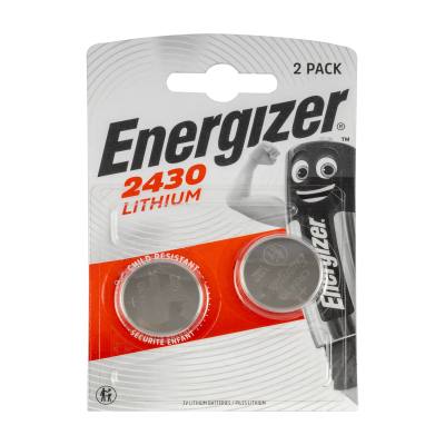 ENERGIZER 2430 LITHIUM 3V COINT BATERY 2 PACK (MOQ 12) — image 1